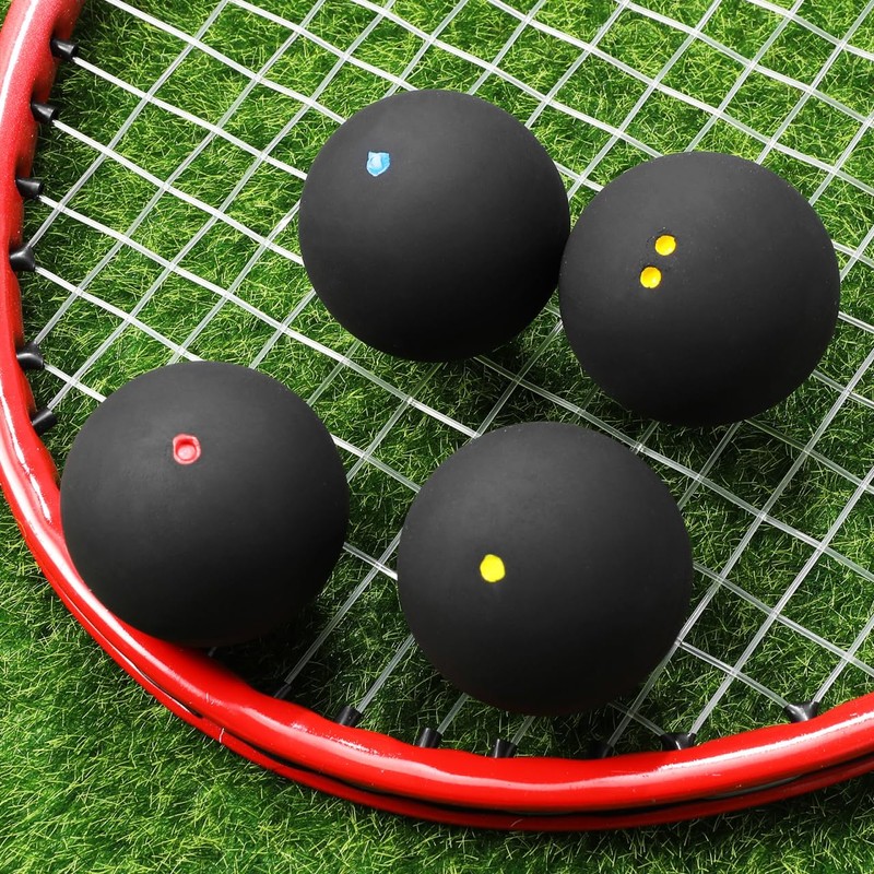 UKCOCO Squash Ball: High Bounce Training Squash Ball with Red