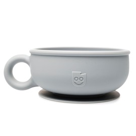 TalkTools Itsy Baby Bowl Plus Tapa Sólida Gris (Nube)