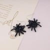 Yheakne Punk Onyx Spider Earrings Black Spider Hook Earrings Boho