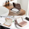 Pack of 2 Soap Dish with Lid, Travel Soap Box,