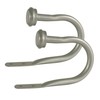 Decopolitan Cap Curtain Holdback, Nickel