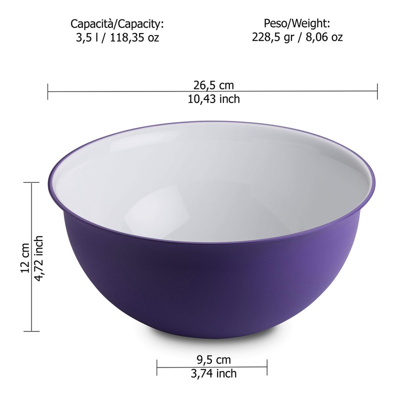 omada Sanaliving Design Bowl (3.5 Litres) with Polypropylene Lid and