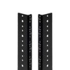 NavePoint 14U Vertical Rack Rail Pair DIY Kit with Hardware,