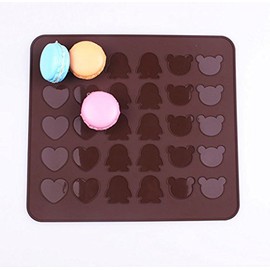 30-hole Macaron Silicone Baking Mat DIY Cooking & Pastry Tools can Put the Oven 29*26cm CT452
