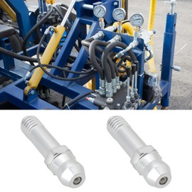 Be In Your Mind Schmiernippel M6 x 1,0, gerade, DIN7141, verzinkter Stahl, Schmiernippel für Hydrauliksysteme, 10 Stück