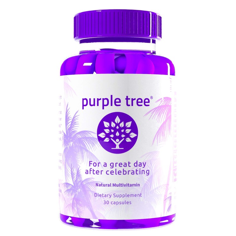 purple tree Post-Celebration Wellness Vitamins | Liver Support, Rapid Hydration,