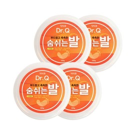 Dr. Q dead skin cells relief hypoallergenic summer daily foot care foot care breathing foot cream 100g 4pcs / 닥터큐 각질완화 저자극 여름 데일리 발관리 풋케어 숨쉬는 발 풋크림 100g 4개