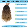 RUISIMEI 8 Inch Pre Looped Ombre Ginger Yanky Twist Braiding