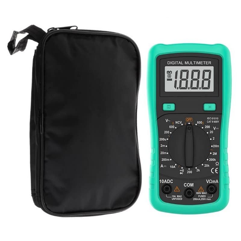 Multimeter Black Cloth Bag 20x12x4cm Durable Waterproof Shockproof Soft Case