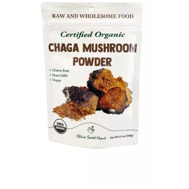 Cherie Sweet Heart 3.5oz Chaga Mushroom Powder - Organic Tea Supplement - Cherie Sweet Heart
