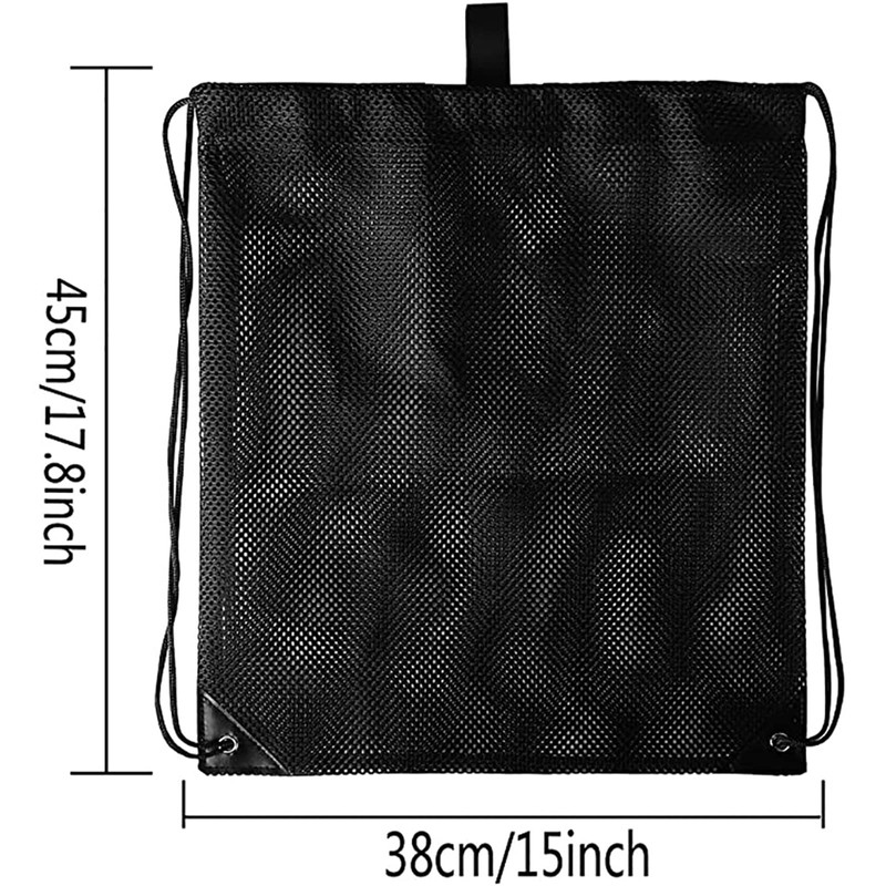 Mesh Drawstring Bag Heavy Duty Drawstring Backpack Mesh Bags Sports