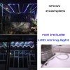 Tvoip 100 Pieces 1/2 Inch LED Rope Light Clips Holder