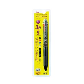 Pentel multi-function pen Vicu?a three colors XBXW475A black