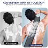 LOPHE Exfoliating Back Scrubber for Shower, 34 Inches Back Scrubber