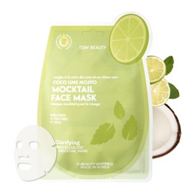 ESW Beauty Coco Lime Mojito Clarifying Biocellulose Mocktail Mask