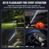 Banral Rechargeable Tactical Flashlights, High Lumens Small Mini USB-C LED