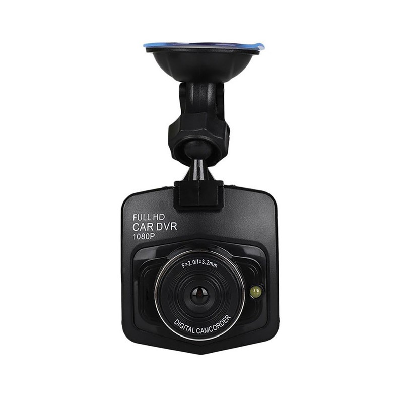 Car Driving Recorder Black 1080P 2.4 Inch IPS Screen 3MP