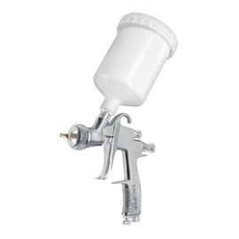TRUPER PIPI-450 Pistola p/Pintar Gravedad LVLP Vaso plástico, 1.4 mm, Cromo