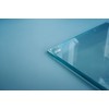 Dulles Glass Square Clear Rubber Table Top Bumpers - Adhesive