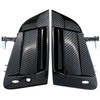 omoZone Pair Exterior Door Handle Assembly Front Left&Right Side Carbon