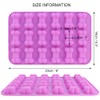 2 Packs Dog Bone Silicone Molds for Treats, 18-Cavity Puppy