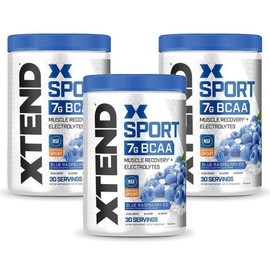 Extend Sports BCAA Powder Blue Raspberry 345g, 3 pieces / 익스텐드 스포츠 BCAA 파우더 블루 라즈베리 345g, 3개