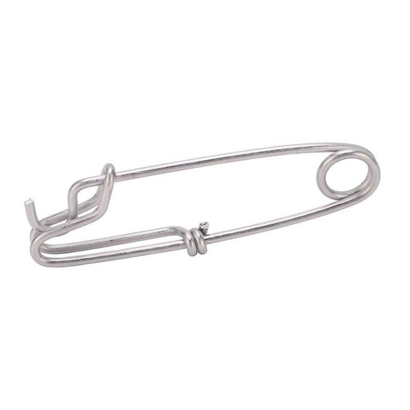 Closed Eye Fishing Clips Snap, Long Line Clips Snap Polished