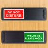 2 Pieces Privacy Sign, Do Not Disturb Welcome Sign, Please