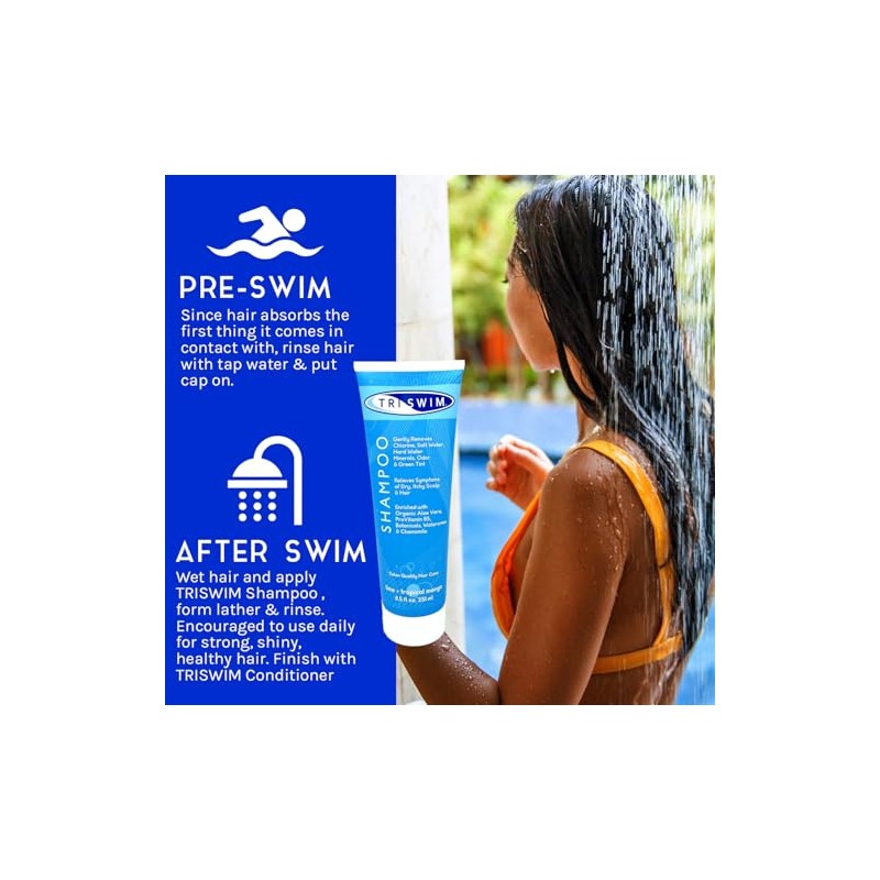 TRISWIM Champú hidratante reparador de cabello