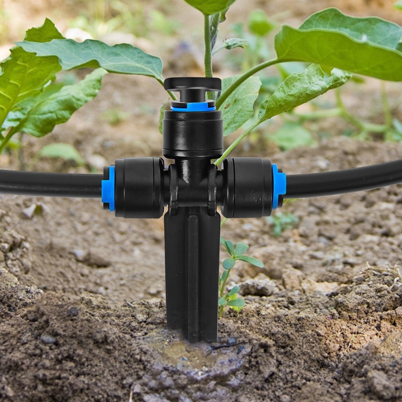 YAIRMIS 10 Pack 1/4" End Plugs for Drip Irrigation Tee