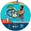 SwimWays Inflatable Baby Spring Pool Float Activity Center with Canopy,