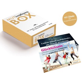 MUTivationsbox - 101 Zitate auf Designerpostkarten für deine Motivation: 101 Zitate auf Designerpostkarten: 101 Impulse für Ihre Motivation (Wenn Sie wüssten, was Sie können)