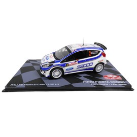 OPO 10 - Rally car 1/43 compatible with Ford Fiesta S2000 Monte Carlo 2010 Hirvonen Lehtinen - BR48