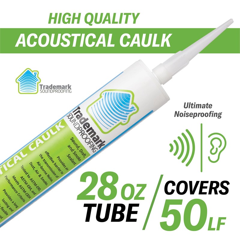 TMS Acoustical Soundproofing Caulk - Premium Sound Proofing Acoustic Sealant