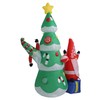 1.8m Dwarf and Christmas Tree Inflatable Decoration IP44 Christmas Outdoor