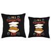 Funny Peanut Butter Sandwich Design Fluffernutter Kid Throw Pillow
