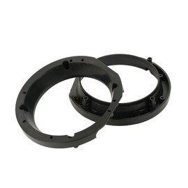 TCT-MOTORPARTS Speaker Adapters Ring 5.25" to 6" Fit for Harley Touring Road King Electra Street Glide 1998-2013 Batwing Fairings FLHX FLHT FLHTC FLHTCU FLHTK EFI FLHTCI FLHTCUSE8 FLHTCUSE5 2012 Black