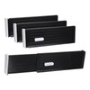 sourcing map 4 Pcs Plastic Drawer Dividers Organizer 11"-18" Adjustable