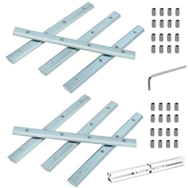 Wkmamo Pack of 8 Track Connectors 30 x 30, Track