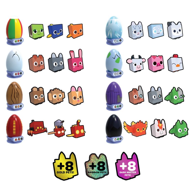 Rocco Giocattoli Pet Simulator X 4-Pack - FAN4FUN - 4