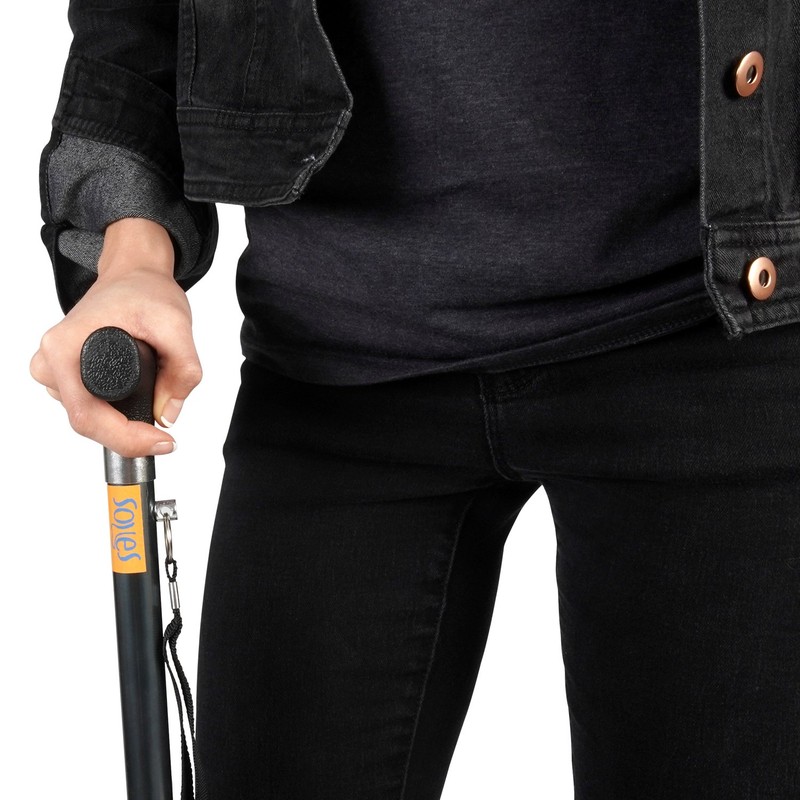 Soles Foldable Cane Walking Stick Silver (SLS802S)