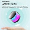 Panlouting Mini Bluetooth 5.0 Speaker, RGB LED Light MP3, Built-in