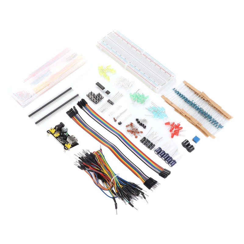 Electronics Kit Starter Fun Assortment Development Component with 830 Hole