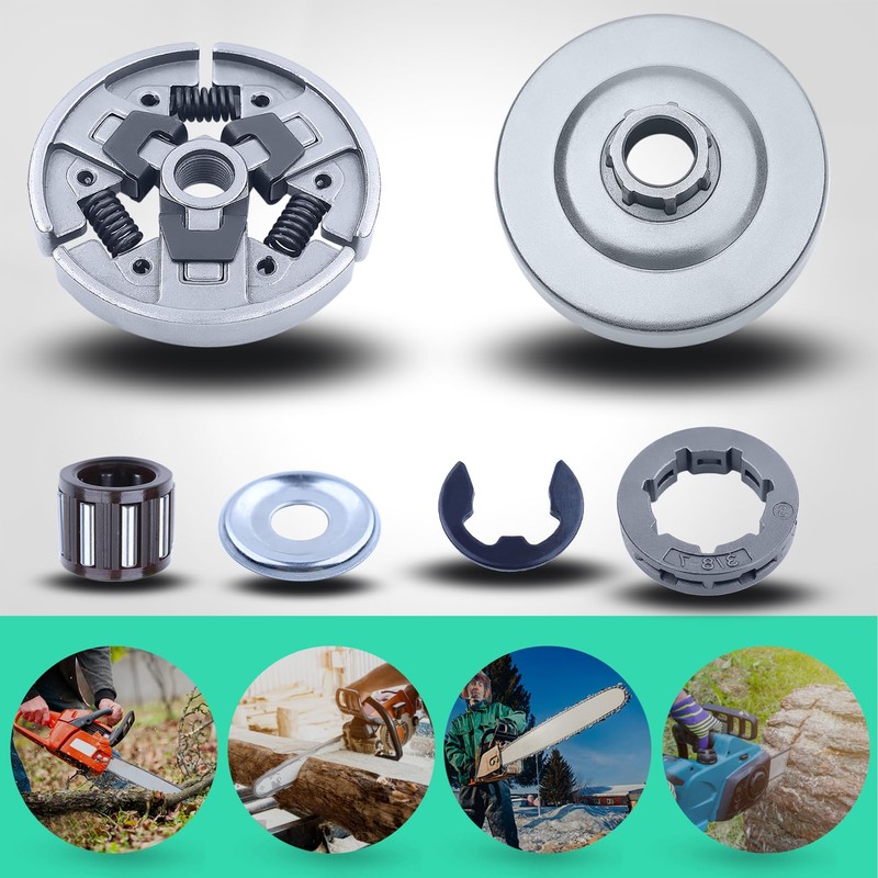 Precision Design Clutch Drum (3/8" 7 Teeth) with Clutch Assembly