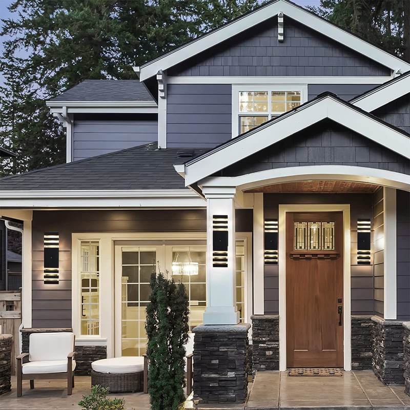 BOXCUPIN Dusk to Dawn Outdoor Wall Light Fixture 4 Pack,