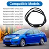 HLUCHY 80830-3RA0A-A11 Front Right Door Rubber Seal Weatherstrip Replacement Replacement