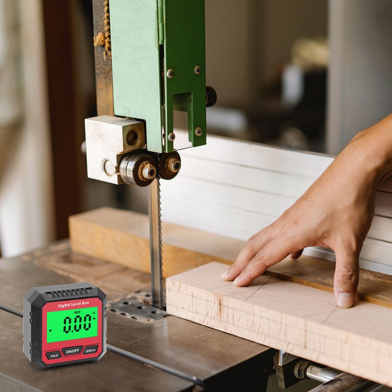 Digital Level Box Magnetic Angle Finder Protractor Inclinometer for Carpentry
