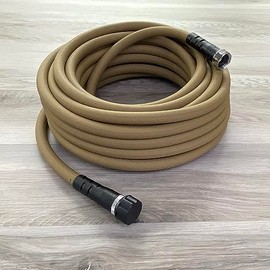 Water Right 700 Series (1/2") Soaker Hose, Drinking Water Safe, 25-Foot, Lead-Free Brass Fittings, Bristle Grass