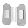Pair of Car Sun Visor Cover Gray Fit for Chevy