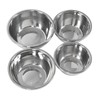 4PCS Stainless Steel Mixing Bowl Set Thickened Soup Bowl Non